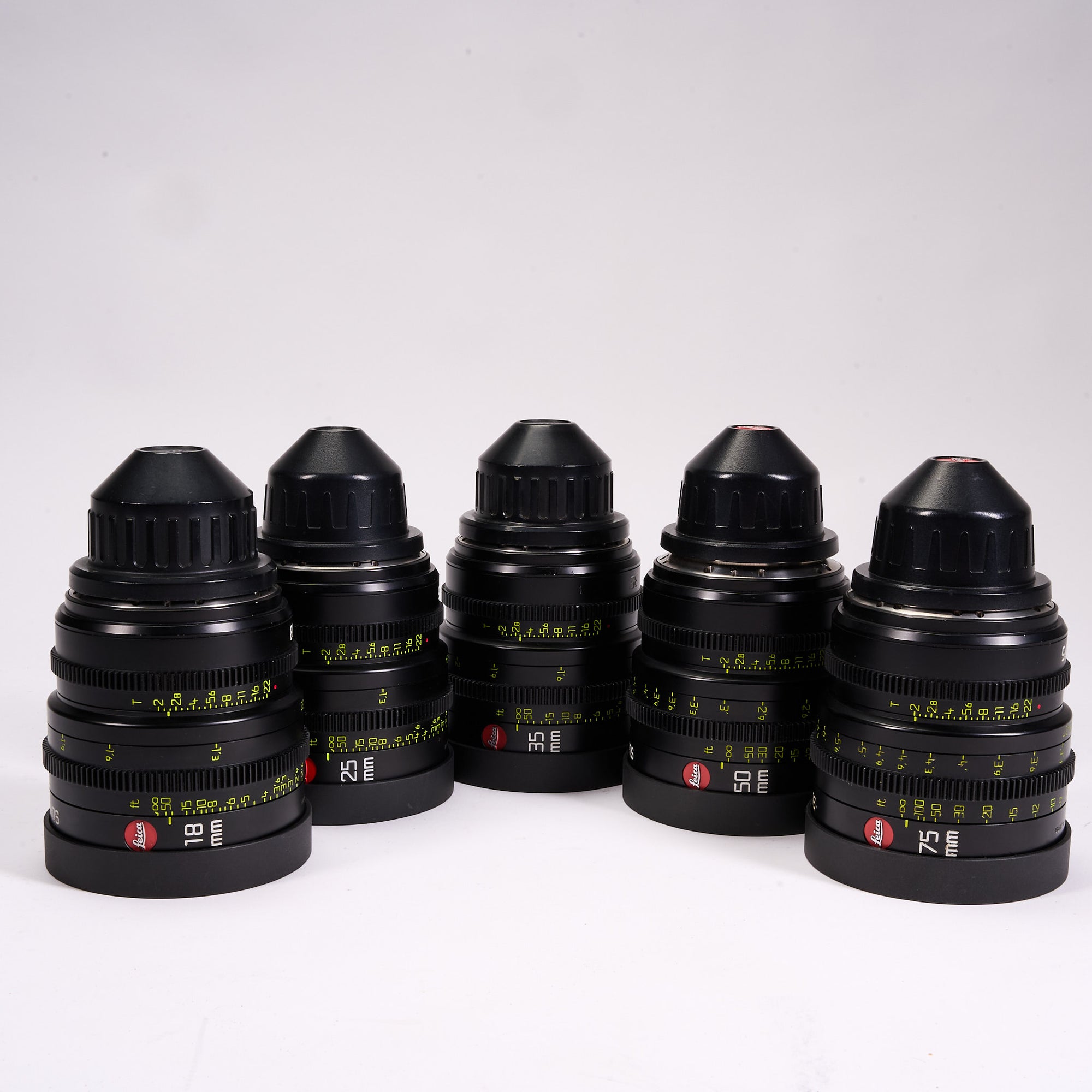 aLENS3397-2432 Leitz Cine T 2.0 Summicron-C Lens Set 18mm 25mm 35mm 50mm 75mm PL Mount & Feet002064.jpg