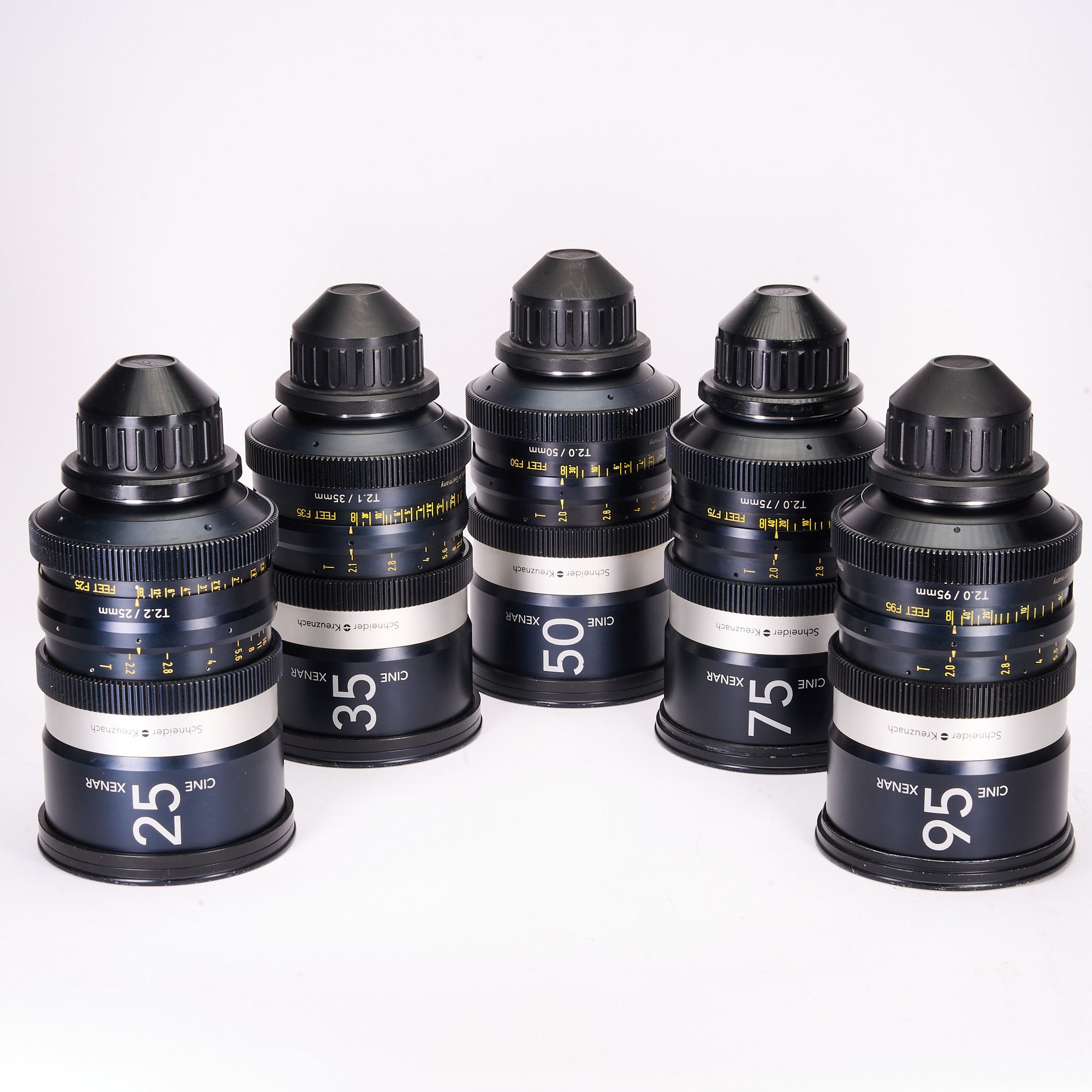 aLENS3302 Schneider Cine Xenar II Lens Set 25mm 35mm 50mm 75mm 95mm with PL Mount & Feet 10.jpg