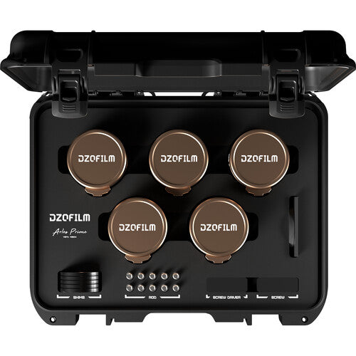 DZOFilm Arles Lustre FF/VV 5-Lens Kit 14mm 21mm 40mm 135mm 180mm PL Mount (Brand New)