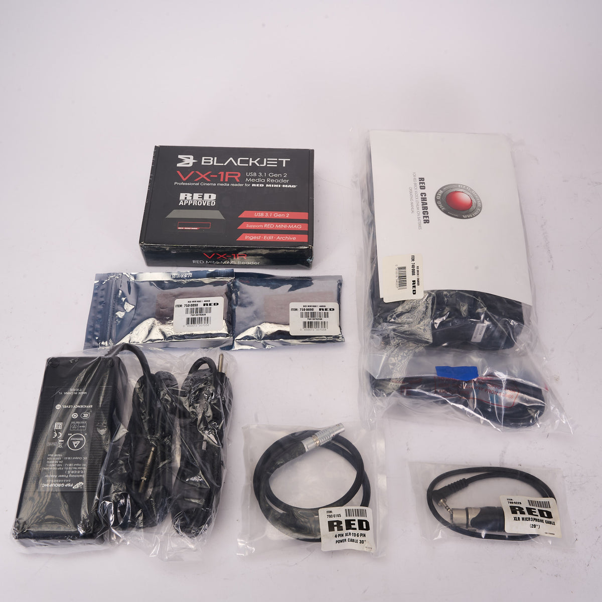 RED Monstro 8K VV Pro Kit 7&quot; Touch Direct, (2x) 480gb Minimags, Reader, I/O Expander, Carbon Fiber Sidekick